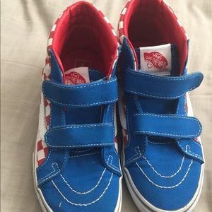 2 pair of Boys Vans size 2